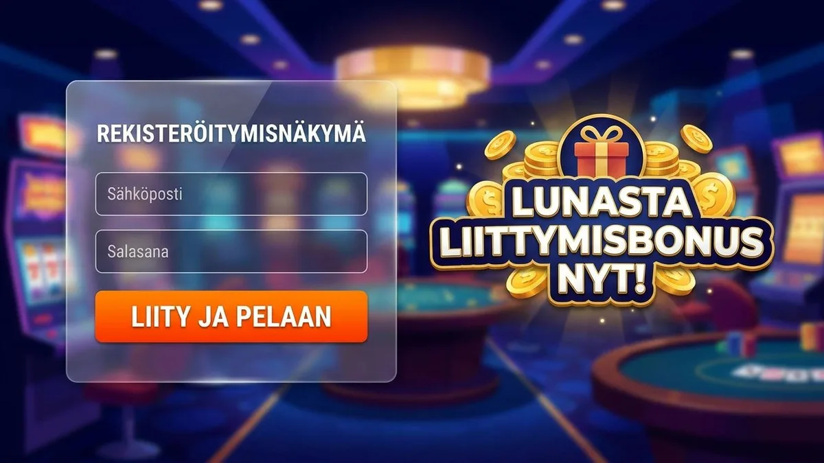 Rekisteröidy bonuksen kanssa